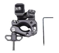 KIMISS Support de Caméra pour Vélo, Fixation de Guidon, Pince Rotative 360°, Serrage 18-39 Mm, Aluminium CNC avec Interface 1/4 Pouce, pour Guidon de Moto et Vélo