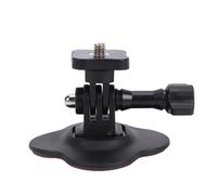 KIMISS Support de Casque Adhésif Flexible, Support de Caméra Rotatif à 180 Degrés avec Base et Vis de 1/4 Pouce, pour Accessoires de Caméra de Sport Action 6 X5 X4