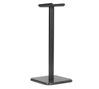 KIMISS Support de Casque en TPU, Base Robuste et Légère, Plateau de Capteur de Doigt Simple, Anti-dérapant, Windows 11, Support de Casque de Bureau, Noir (Noir)