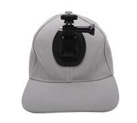 KIMISS Support de Casquette de Baseball pour Caméra d'action, Casquette de Baseball avec Support de Caméra d'action, pour Chapeau de Tournage de Caméscope One X X2 X3 X4 pour Les (White)