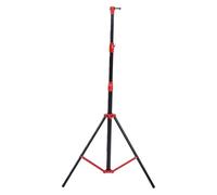 KIMISS Support de Lumière à Coussin d'air de 9,2 Pieds, Trois Sections en Aluminium avec Bouton de Verrouillage Rapide, Vis de 1/4 Pouces et 3/8 Pouces pour Flash (Rouge)