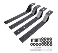 KIMISS Support de Montage sur Rail de Sac de Selle de Moto Robuste, Support de Sacoche Universel Réglable
