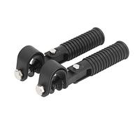 Kimiss Support de repos-pieds de moto - 17,7 à 12,7 cm - En caoutchouc - Paire (noir)