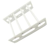 KIMISS Support de Séchage de Disques Vinyles, Grande capacité, en Plastique ABS, Conception en Dents de Scie, Support de Stockage pour Disques Vinyles Séchés, Nettoyeur à Ultrasons