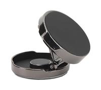 KIMISS Support de Téléphone Magnétique Pliable Rond Noir, Support Pliable à 180 Degrés pour 14 13 12 Pro Plus, Bureau, Maison, Cuisine, Enregistrement de Voiture, Aimant ABS en