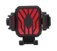 KIMISS Support de Téléphone pour Moto, Pince Amortisseur de Vibrations Anti-secousse pour Smartphones de 5.7 à 7.2 Pouces, Conception Réglable à 360 ° (Rouge)