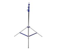 KIMISS Support D'éclairage à Trois Sections de 9,8 Pieds, Système de Coussin à Ressort, Bouton de Verrouillage Rapide, Vis en Acier Inoxydable de 1/4 Pouces et 3/8 Pouces pour Flash (Blue)