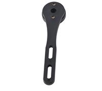 KIMISS Support d'ordinateur de Vélo pour Edge, Support de Guidon Réglable-Support GPS de Cyclisme Léger en ABS pour Les Aventures (Black)