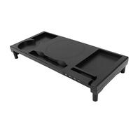 KIMISS Support d'Ordinateur Ergonomique avec Hub USB et Emplacement pour Support de Téléphone - Organiseur de Bureau Polyvalent pour PC, Ordinateur Portable, TV, Imprimante