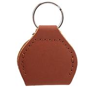 KIMISS Support élégant pour Plectres de Guitare, étui de Rangement en Cuir PU Souple avec Porte-clés, Accessoire de Guitare Pratique pour Les Musiciens (Brown)