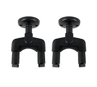 KIMISS Support Mural pour Guitare et Crochet pour ukulélé, 2 Pièces, Support ABS Résistant aux Rayures, Gain de Place pour Violon et Basse