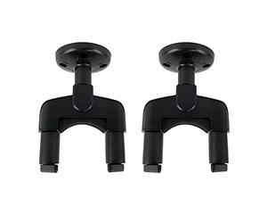 KIMISS Support Mural pour Guitare et Crochet pour ukulélé, 2 Pièces, Support ABS Résistant aux Rayures, Gain de Place pour Violon et Basse