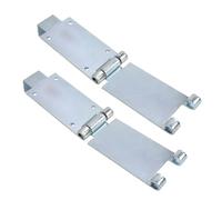KIMISS Support Supérieur de Porte de Garage à Faible Hauteur, Supports de Remplacement Réglables en Acier galvanisé, Paquet de 2, 3 Mm D'épaisseur pour Rails de Rayon de 12 Pouces et 15