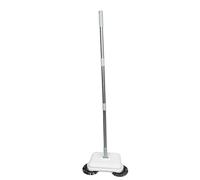 KIMISS Sweeper à Poussée à Main 2 en 1 à Sec Utilisation à 360 Degrés Manuelle Rotative Manuelle Mop de Balayage pour Plancher de Carreaux de Bois