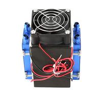 KIMISS Système de Refroidissement à Semi-conducteur 12 V - Dispositif de Refroidissement pour Petits Espaces, Refroidisseur de Réfrigération Peltier avec Dissipation Thermique (#01)