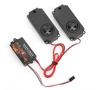 KIMISS Système de Simulation Vocale d'effet Sonore de Moteur pour Modèle de Voiture RC à l'échelle 94123 1/10 - 10 Effets Sonores, Installation Facile, Volume Réglable