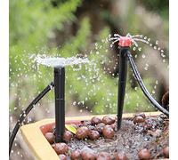 KIMISS Système d'Irrigation à Goutte à Goutte à Réglable de 20 Pc avec 8 Girouts de Jardin de Sortie d'eau pour Un Arrosage Efficace des Plantes et Une Irrigation de la Pelouse