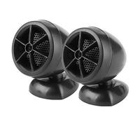 KIMISS Systèmes de Haut-parleurs Tweeter de Voiture de 1 200 W - Expérience Sonore Améliorée par Haut-Parleur à Dôme (Black)