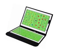 KIMISS Tableau d'entraînement de Football Tactique Pliable Double Face, Presse-papiers de Stratégie Magnétique avec Carte de Numéro de Stylo - Presse-papiers Effaçable pour Entraîneurs - Équipement
