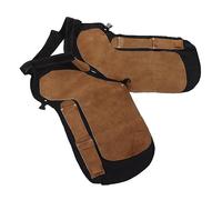 KIMISS Tablier de Maréchal-ferrant en Cuir de qualité Supérieure pour Le Ferrage des Chevaux - Professionnel Réglable avec 4 Poches pour Couteaux et Protection Améliorée