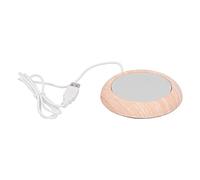 KIMISS Tafou du Radiateur à Alimentation USB - Tasse de Montagnes de sous-traitants Portables pour Le Lait, Le thé et Le café - Conception de Faible Puissance avec Un Motif en Bois élégant
