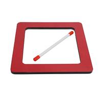 KIMISS Tambour à Main en Résine Compressée avec Peau Rouge, Instrument de Percussion - Design Mignon, Facile à Jouer, Idéal pour Développer les Compétences Musicales (Tambour de forme spéciale