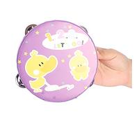 KIMISS Tambourine Kids 15cm en Bois Handheld Tambourine Hand Musical Percussion Instrument Toy - Instruments de Musique/Tambours et Percussion/à Main / (canard)