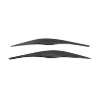 KIMISS Tamie des Paupières de Phare Noir Brillant pour 3 Séries E90 E91 Sedan Touring 2005-2012 Decoration de Lumière Avant de la Voiture