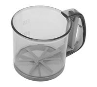 KIMISS Tamis à Farine électrique à Piles, Trous de Tamis Uniformes, Tasse de Passoire à Farine Semi-automatique pour la Cuisson d'outils de Pâtisserie Efficaces et sans Effort