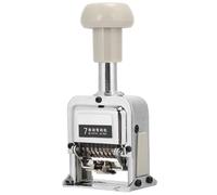 KIMISS Tampon de Machine de Numérotation Automatique, Sceau de Transposition à 7 Chiffres, Fournitures Scolaires, équipement de Bureau, Codage Portable Séquentiel, Estampage