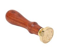 KIMISS Tampon de Sceau en Laque à Motif Unique pour Sceller les Enveloppes - Sceau de Cire en Laiton et en Bois pour les Travaux Manuels, les Invitations, les Mariages et la Papeterie