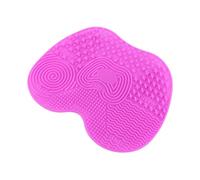 KIMISS Tapis de Nettoyage de Brosse de Maquillage Pliable en Silicone, 3 Pièces, avec Ventouses, Tampon à Récurer Polyvalent pour Brosse Cosmétique pour un Nettoyage Efficace
