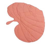 KIMISS Tapis en Forme de Feuille pour Les Bébés | Tapis Rampant Polyvalent Doux et Confortable | Mat de Jeu pour bébé en Coton pour la Décoration de la Chambre (Rose)