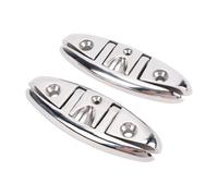 KIMISS Taquets Pliants pour Bateau - Taquets de Quai en Acier Inoxydable 316 pour Kayaks et Yachts - Conception Rabattable avec Matériel de Montage