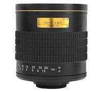 KIMISS Téléobjectif 500 Mm F6.3 pour Appareils Photo sans Miroir M4/3 - Adaptateur de Mise au Point Manuelle Inclus (Black)