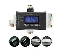 KIMISS Testeur d'alimentation ATX Testeur d'alimentation PC Coque en Plastique Alimentation ATX Cfor OMPuter Outil D'inspection et de Maintenance de L'hôte avec écran LCD