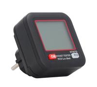 KIMISS Testeur de Prise avec écran LCD - Test de Déclenchement RCD et Vérification de Phase de polarité pour Prises électriques - Outil Complet de Détection de Tension de Sortie