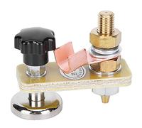 KIMISS Tête Magnétique de Soudage avec Panneau d'isolation 0,2 Pouce - Outil de Connecteur de Mise à la Terre pour la Soudure, Fixation Facile aux Surfaces Métalliques, conductivité Améliorée,