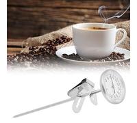 KIMISS Thermomètre de Cuisson à Lecture Instantanée - Sonde Précise pour Aliments et Lait pour café, Viandes, etc. - Facile à Utiliser et à Nettoyer