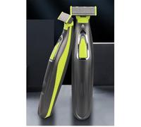 KIMISS Tondeuse à Barbe Rechargeable, Outil Ergonomique à Faible Bruit | Acier inoxydable, lavable, chargement USB, portable pour les voyages