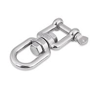 KIMISS Tout Neuf Robuste Dispositif de Manille de Roulement à Bague Pivotante en Acier Inoxydable 304(10mm)