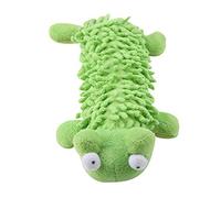 KIMISS Toys de Chien en Peluche Grincer, Squeak Animal Interactive Chew Cat Tout Pet Tool Funny Training pour Chiot Petit Moyen de Dentition Moyen Nettoyage Vert S Les Meilleurs Amis (#2)