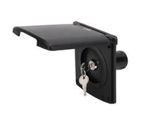 KIMISS Trappe de Remplissage d'eau pour Camping-Car, ABS, Anti-poussière, Carrée, Entrée, Serrure Magnétique pour Bateau, Camping-Car
