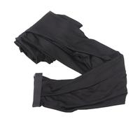 KIMISS Trépied de Couverture de Support de Haut-Parleur-Jupe de Haut-Parleur DJ pour événements, Enveloppe de Canevas en Fibre de Polyuréthane Réglable (Black)