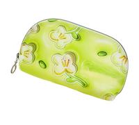 KIMISS Trousse de Maquillage Portable - Trousse de Maquillage de Voyage en TPU, Sac de Rangement pour Rouge à Lèvres, Pinceaux de Imperméables, Sac à Cosmétiques, Fermeture éclair Semi-Circulaire -