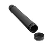 KIMISS Tube d'affiches Extensible pour les œuvres d'art et les Documents - Solution de Stockage Antihocke étanche, Portable pour les Plans et les Cartes (BLACK)