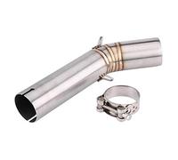 KIMISS Tube D'échappement de Moto, Connecteur Central D'échappement Avec Accessoires de Montage pour GSX-R600 / GSX-R750(K6)