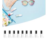 KIMISS Tubes de Brillant à Lèvres 45 Pièces, Récipients Liquides Transparents de 1.2ml, Bouteille de Baume à Lèvres de Voyage Rechargeable avec Bouchon de Maquillage
