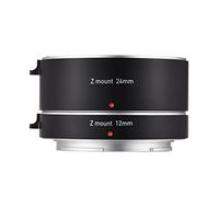 KIMISS Tubes D'extension Automatiques à Mise au Point Automatique 12 Mm + 24 Mm, Tube de Photographie Macro Compatible avec Appareil Photo sans Miroir Z50 Z5 Z6 Z6II Z7 Z7II