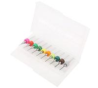 KIMISS Tungsten Steel Circuit Circuit Dring Bits Set 10pcs Bits PCB Gravure - Outils de Forage électronique